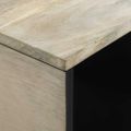 vidaXL Konferenčný stolík Biela 80 x 50 x 40 cm Kompozitné drevo