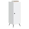 vidaXL Servírovacia skriňa Biela 33 x 34,5 x 90 cm Kompozitné drevo