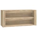 vidaXL Regál na topánky dub sonoma 100x35x45 cm spracované drevo
