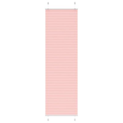 vidaXL Plisovaná roleta ružová 65x200 cm šírka látky 64,4 cm polyester