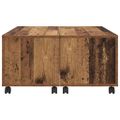 vidaXL Konferenčný stolík Staré drevo 75 x 75 x 38 cm Kompozitné drevo