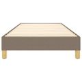 vidaXL Posteľný rám s boxspringom Taupe 80x200cm Látka