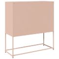 vidaXL Komoda ružová 100,5x39x107 cm oceľ valcovaná za studena