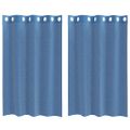 vidaXL Voile Záclony s priechodkami 2 ks Royal Blue