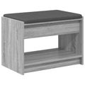 vidaXL Predsieňová lavica Sivá Sonoma 63 x 38 x 45 cm