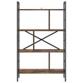 vidaXL Regál na knihy 7 úrovní 75 x 30 x 123,5 cm Kompozitné drevo