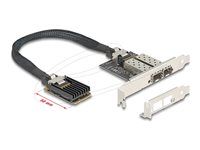 Mini PCIe I/O PCIe full size 2 x SFP Gig