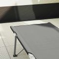 vidaXL Skladacia kempingová posteľ 2 ks Sivá 194 x 62,5 x 42,5 cm