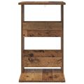 vidaXL Bočný stôl Staré drevo 40 x 35 x 60,5 cm Kompozitné drevo