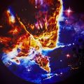 Projektor nočnej oblohy, polárna žiara a galaxia Izoxis 24941, biely