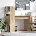 vidaXL Stôl Sonoma dub Kompozitné drevo 113 x 54 x 120 cm