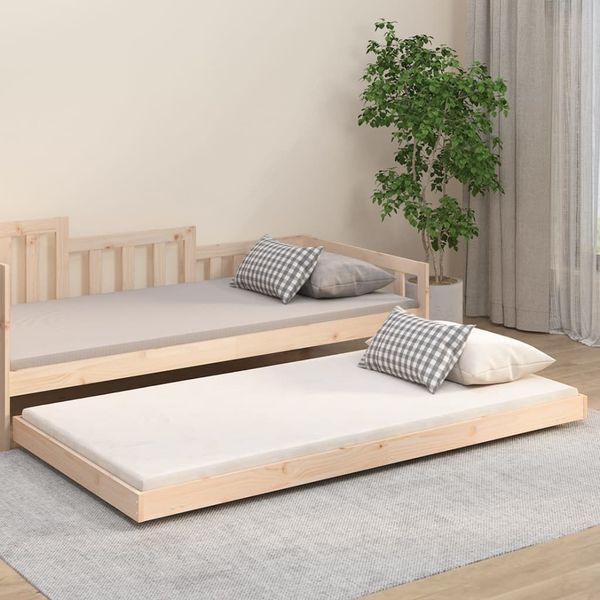 vidaXL Posteľ bez matraca 90x200 cm masívna borovica