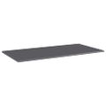vidaXL Prídavné police 4 ks, lesklé sivé 100x50x1,5 cm, drevotrieska