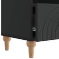 vidaXL TV skrinka 102 x 34,5 x 50 cm Čierny Konštruované drevo