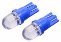 Žiarovka 1 LED 12 V T10 modrá 2 ks