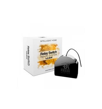 FIBARO prepínač 1x 2,5 kW, čierny