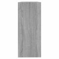 vidaXL Knižnica/deliaca stena sivý dub sonoma 100x30x72 cm