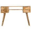 vidaXL Písací stôl z masívneho mangovníkového dreva 115x47x76 cm