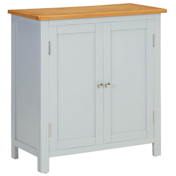 vidaXL Skrinka 70x35x75 cm, dubový masív