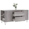 vidaXL Konferenčný stolík sivý sonoma 102x44,5x50 kompozitné drevo
