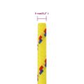 vidaXL Lodné lano žlté 5 mm 250 m polypropylén