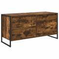 vidaXL TV skrinka 100 x 36 x 49.5 cm Dymová dub Kompozitné drevo