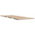 vidaXL Stolové dosky 4 ks 90x45x1,7 cm obdĺžnikové masívna borovica