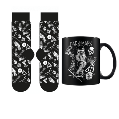 Darčeková sada Harry Potter - Hrnček a ponožky Znamenie zla