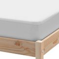 vidaXL Chránič matraca biela 90x200 cm vodeodolné