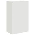 vidaXL Komoda biela 67x39x107 cm oceľová