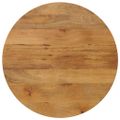 vidaXL Stolová doska Ø 70x3,8 cm okrúhla masívne mangovníkové drevo