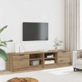 vidaXL 2 dielna TV skrinka Dub Artisan 80x35x36,5 cm Drevo