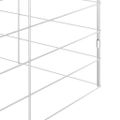 vidaXL Klietka pre králiky Strieborná 200 x 100 x 210 cm