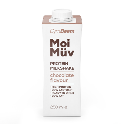 25g Protein Milkshake - GymBeam, čokoláda, 250 ml