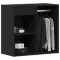 vidaXL Kosmetický kabinet Čierny dub 80 x 40 x 75 cm Kompozitné drevo