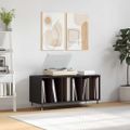 vidaXL Skrinka na platne čierna 100x38x48 cm kompozitné drevo