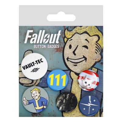 Sada Placek Fallout (6 ks)