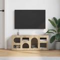 vidaXL TV skrinka ELST 100 x 35 x 40 cm Sonoma dub Kompozitné drevo