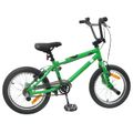 vidaXL BMX Bicykel 16 Palcov pre deti vo veku 5-8 rokov Zelená