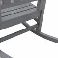 vidaXL Záhradná hojdacia stolička Svetlosivá 92 x 70 x 108cm HDPE