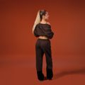 Dámska mikina Zip-Up NEO Mocha - GymBeam, veľkosť M, 40.3% modal, 39.8% cotton, 15.2% polyester, 4.7% elastane