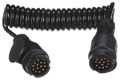 Propojovací spirálový kabel zástrčky tažného zariadenia TRAILER CABLE 4, 13-13pin, 3 m SIXTOL