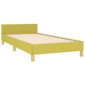 vidaXL Posteľ bez matraca zelená 100x200 cm látka
