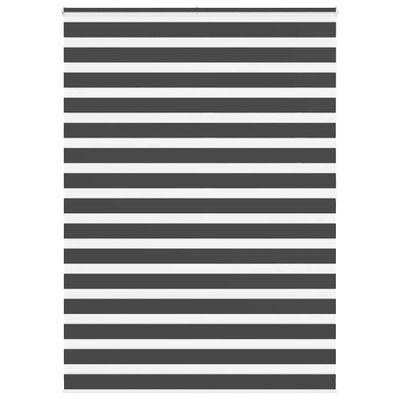 vidaXL Zebra roleta čierna 165x200 cm šírka látky 160,9cm polyester