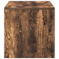 vidaXL TV skrinka dymový dub 100x40x40 cm spracované drevo
