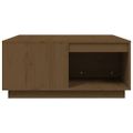vidaXL Konferenčný stolík medovo-hnedý 80x81x36,5 cm borovicový masív