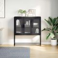 vidaXL Komoda antracitová 100,5x39x107 cm oceľ valcovaná za studena