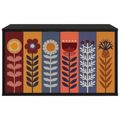 vidaXL Nástenný TV kabinet ESSEN 69 x 33 x 40 cm Čierny dub