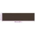 vidaXL Balkónová markíza hnedá 120x500 cm HDPE