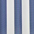 vidaXL Náhradná látka na markízu, modro-biela, 450x300 cm, polyester